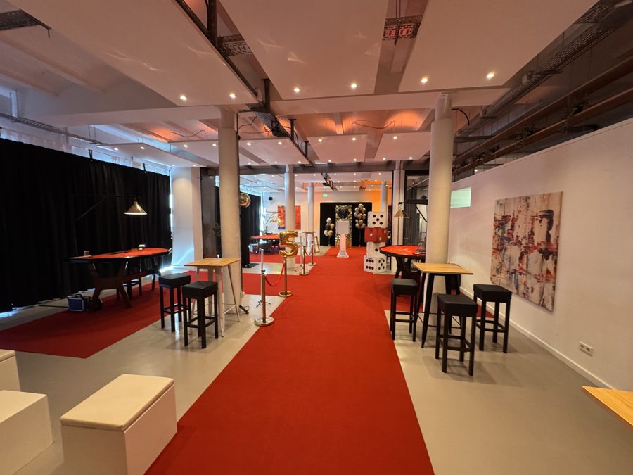 Roter Teppich Empfang